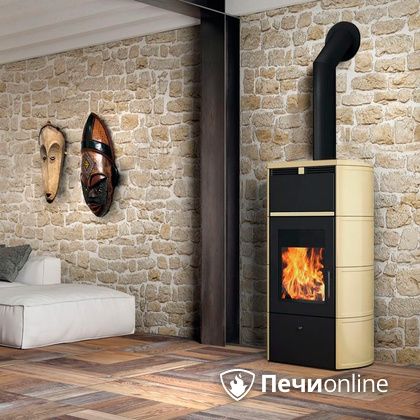 Печь-камин Edilkamin Flamma 24 kw V.C. Pergamena с Т/О в Пензе