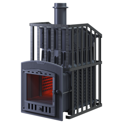 Дровяная печь-каменка Гефест Гром Ураган 30 (П2) в Пензе